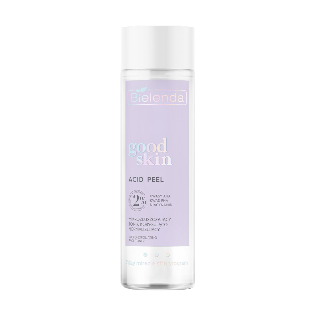 Мікровідлущувальний тонік для обличчя Bielenda Good Skin Acid Peel Micro-Exfoliating Face Toner, 200 мл