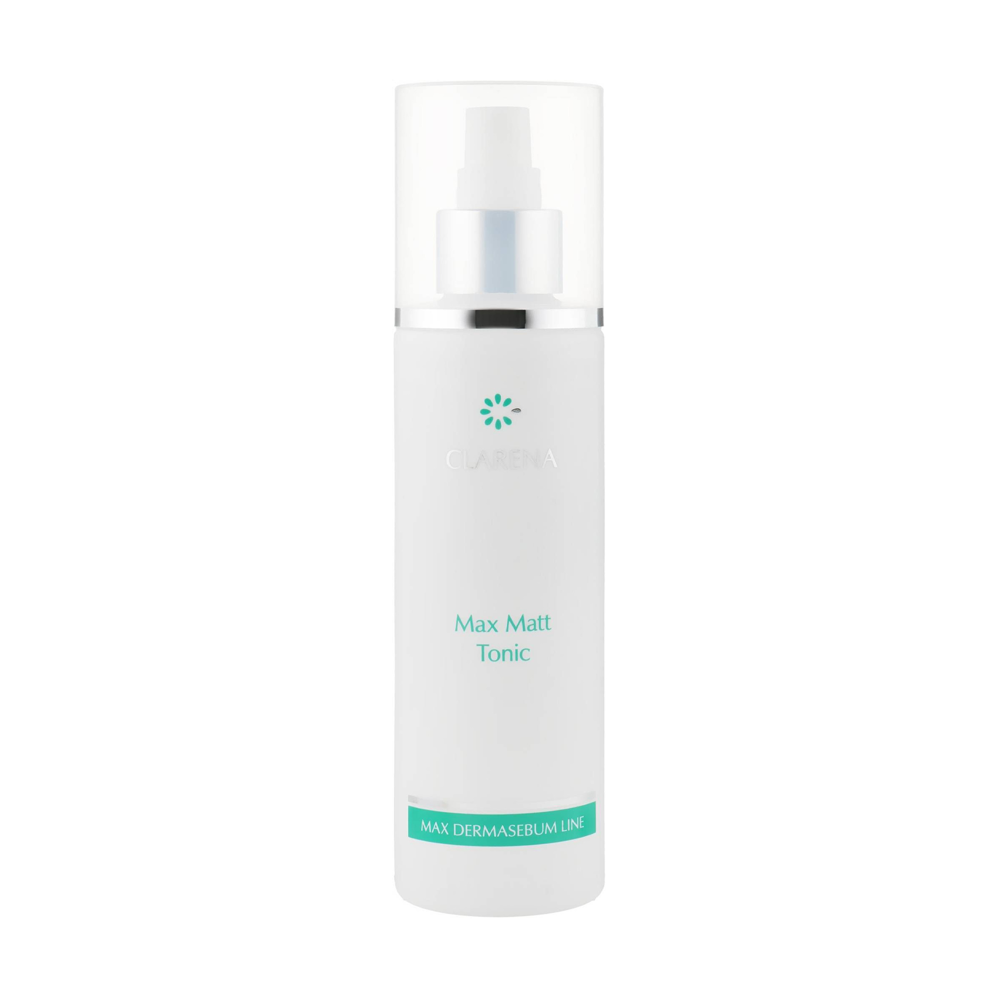 Уцінка! Матувальний антибактеріальний тонік для обличчя Clarena Max Dermasebum Line Max Matt Tonic, 200 мл